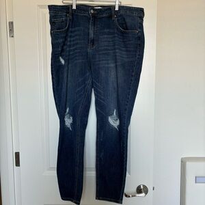 KanCan Distressed Stretch Skinny Jeans Plus Sz 22